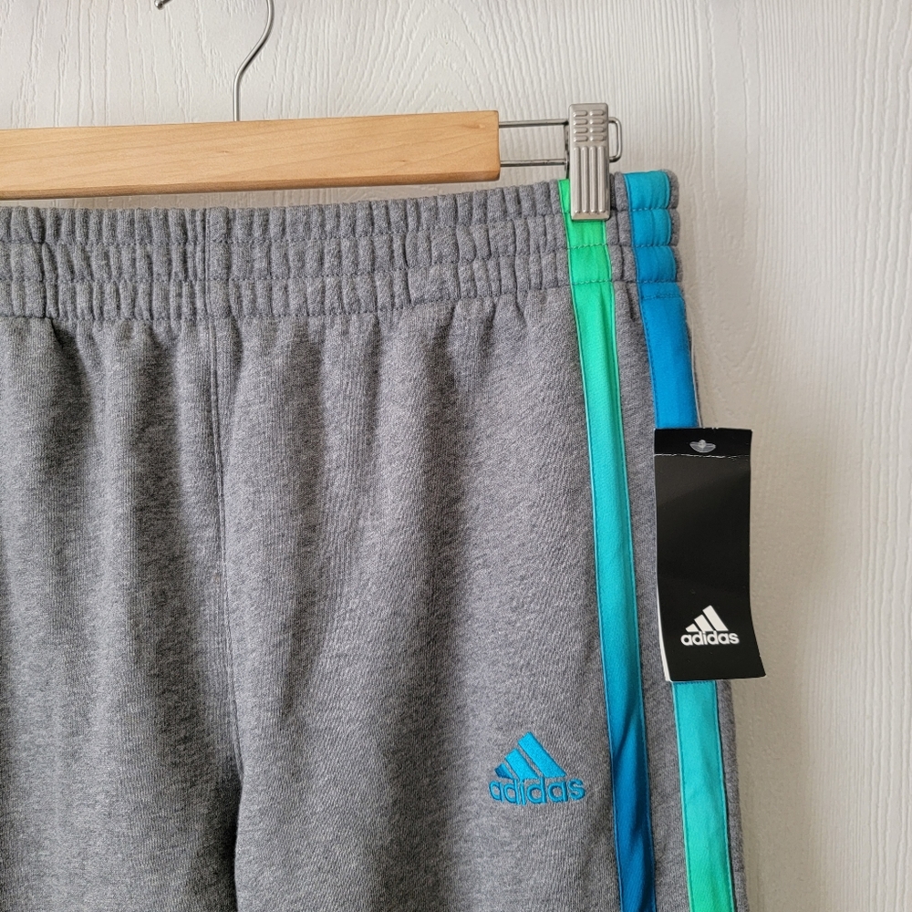 Adidas Boy's Fleece Joggers - Picture 7 of 9